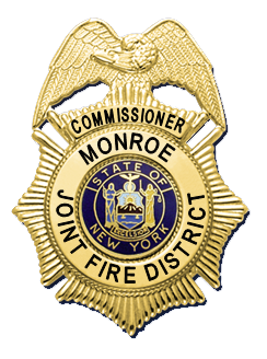 Monroe Joint Fire District Commissioner Badge